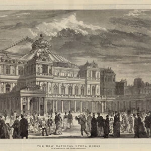 The New National Opera House (engraving)