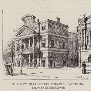The New Shakespeare Theatre, Battersea (engraving)
