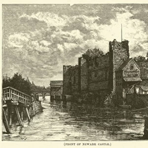 Front of Newark Castle (engraving)