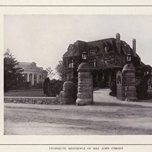 Newport, Rhode Island: Inchiquin, Residence of Mrs John O Brien (b / w photo)