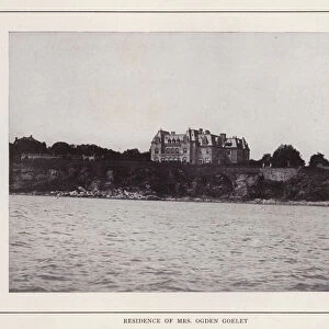 Newport, Rhode Island: Residence of Mrs Ogden Goelet (b / w photo)