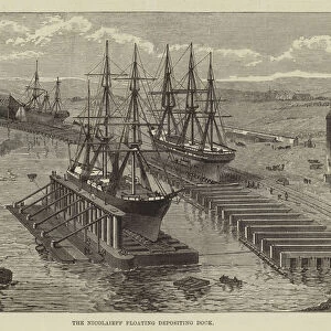 The Nicolaieff Floating Depositing Dock (engraving)