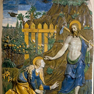 Noli Me Tangere Ceramic Relief by Giovanni della Robbia (1469-1529) Florence