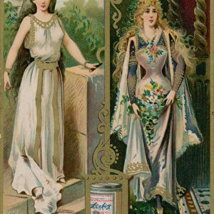 Norma and Ophelia (chromolitho)