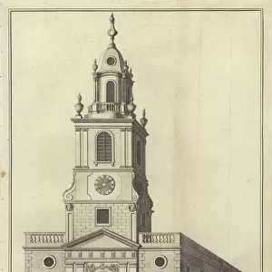 The North East Prospect of the Parish Church of St Botolph without Bishopsgate, London (engraving)