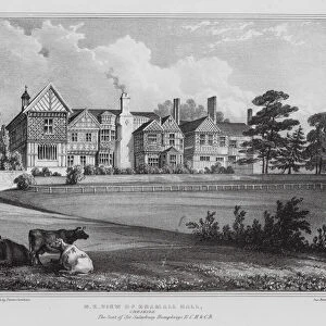 North East View of Bramall Hall (engraving)