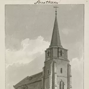 Northwest View of Streatham Church, Surrey (w / c on paper)