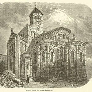 Notre Dame du Port, Clermont (engraving)