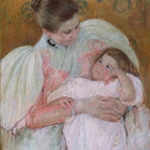 Nurse and Child, 1896-7 (pastel on paper)