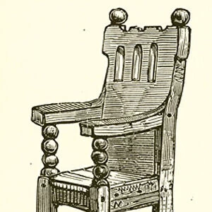 Nursery Chair of James VI of Scotland (engraving)