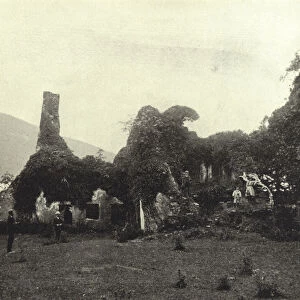 O Connells Birthplace, Carhen, Co. Kerry (b / w photo)