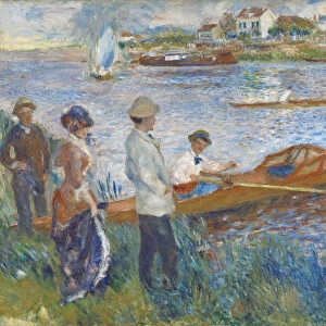Oarsmen at Chatou, 1879 (oil on canvas)