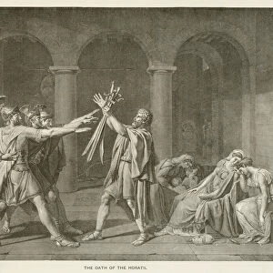 The oath of the Horatii (engraving)