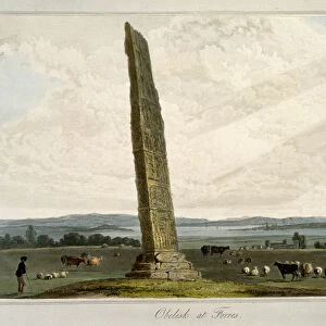 Obelisk at Forres, from A Voyage Around Great Britain Undertaken between the Years