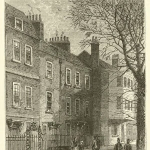 Old Houses in Church Row (engraving)