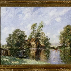 The Old Mill, Houghton, Cambridgeshire, c. 1907 (oil on canvas)