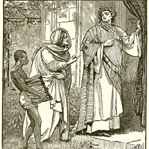 Old Roman Types--Tarquin and the Sibyl (engraving)