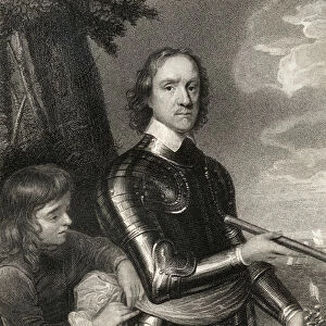 Oliver Cromwell (1599-1658) (engraving)