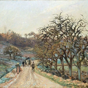 Orchard near d Osny, Pontoise, 1874 (oil on canvas)