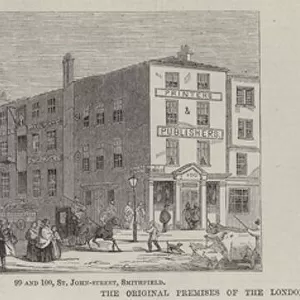 The Original Premises of the London Printing and Publishing Company (engraving)