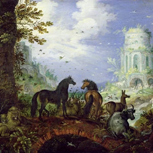 Orpheus Charming the Animals, 1626 (oil on panel)
