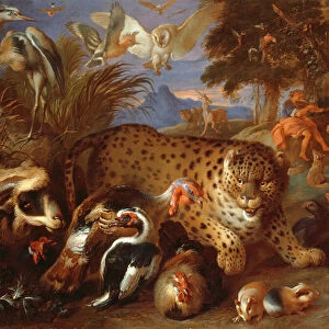 Orpheus Charming the Animals (oil on canvas)