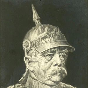 Otto von Bismarck, German statesman (litho)