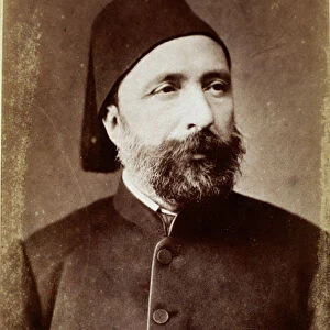 Ottoman Empire: "Portrait of Ahmet Mithat Pasha (or Ahmed Midhat pasha
