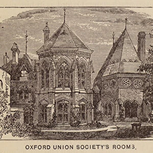Oxford Union Societys Rooms (engraving)