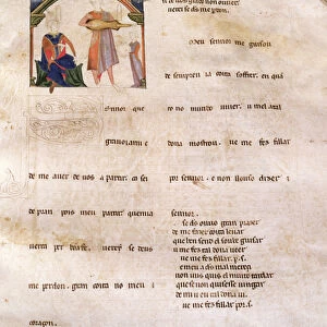 Page 197 / R Ajuda Book of Verses, Page 197 / R, 13th / 14th century (vellum)