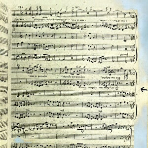 A page from one of the only two copies known to exist of the first printing of Handel s