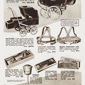 Page from Hamleys Toy Shop catalogue, 1937 (litho)