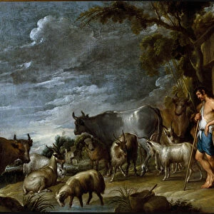 Painting by Cornelis De Wael (1592-1667), circa 1630-1639. Flemish art