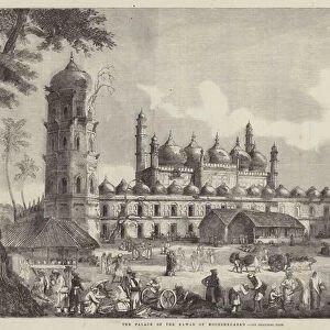 The Palace of the Nawab of Moorshedabad (engraving)