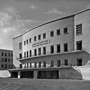 Palace of the Rectorate, Sapienza University in Rome, 1935 (b / w photo)