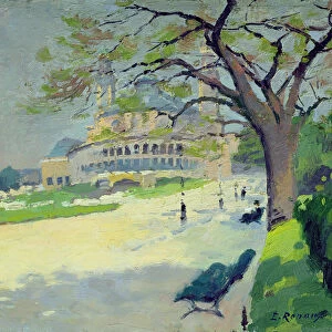 Palais du Trocadero (oil on panel)