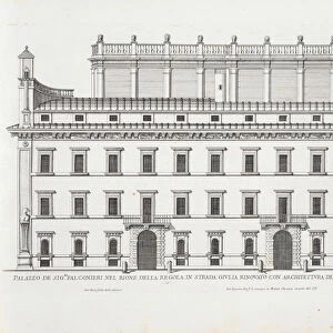 Palazzo Falconieri, Rome, from Palazzi di Roma, part II