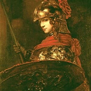 Pallas Athena or, Armoured Figure, 1664-65 (oil on canvas)