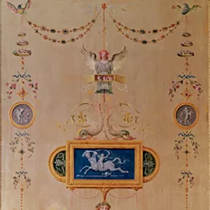 Panel from the boudoir of Marie-Antoinette (1755-93) c. 1786 (mural)