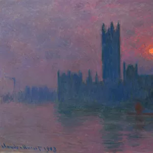 Parliament, setting sun, c. 1900-03 (oil on canvas)