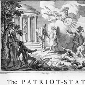 The Patriot Statesman, made by Gerard van der Gucht after Francis Hayman, 1740 (etching)