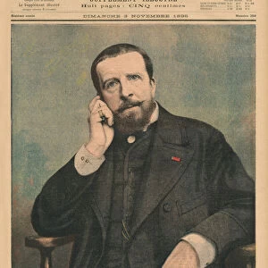 Paul Deroulede, front cover illustration from Le Petit Journal, supplement illustre
