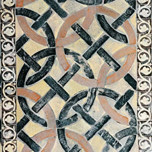Detail of the pavement from the Chapelle de la Vierge (stone)