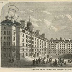 Peabody Square in Shadwell (engraving)