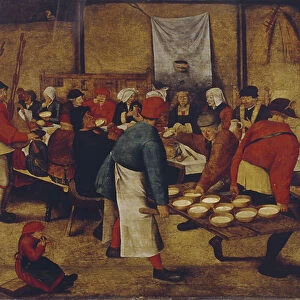 The Peasant Wedding. after 1616 (oil on panel)