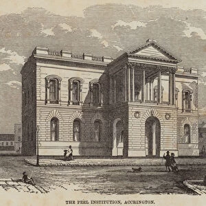 The Peel Institution, Accrington (engraving)