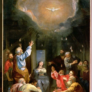 The Pentecost (oil on canvas)