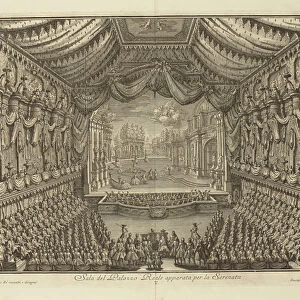 The Performance of La Serenata in the Royal Palace of Naples par Vasi