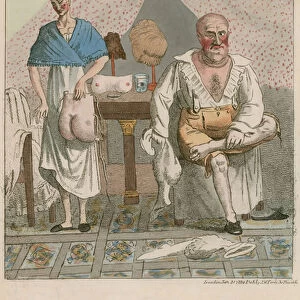 Persons in wedlock should be properly matched (coloured engraving)
