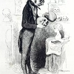 The Phrenologist, c. 1850 (engraving)